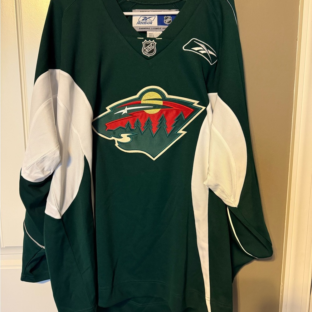 Minnesota Wild Reebok Hockey Jersey